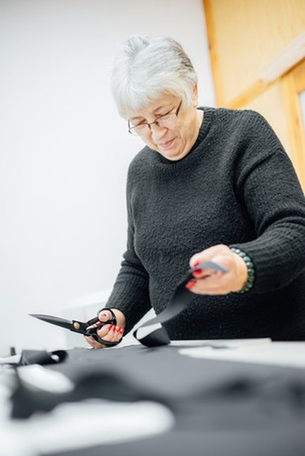 Sewing an adaptive garment