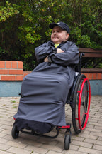 Breathable Wheelchair Raincoat for Kids, Full Leg Coverage
