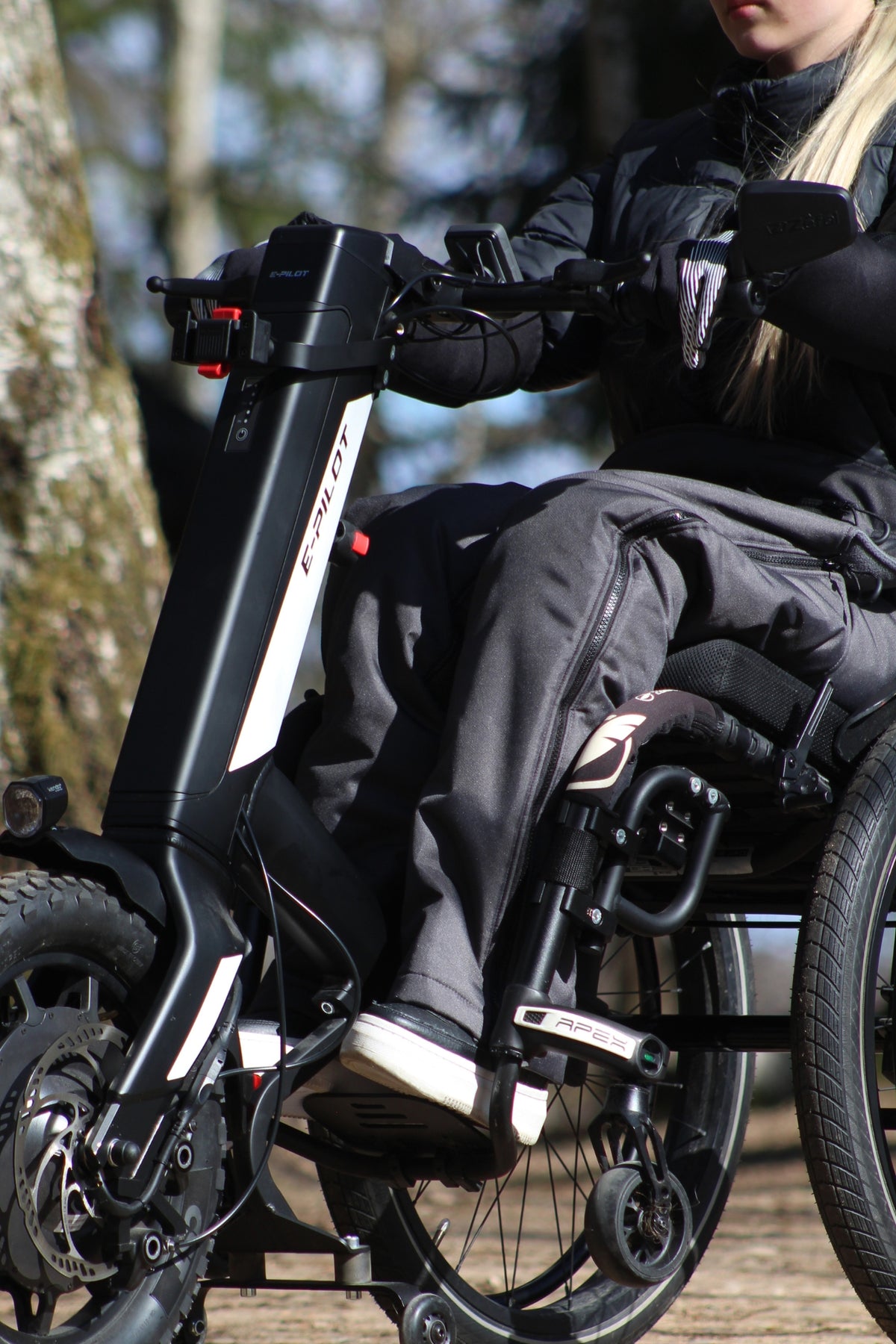 Racer Modular Wheelchair Leg Cover
