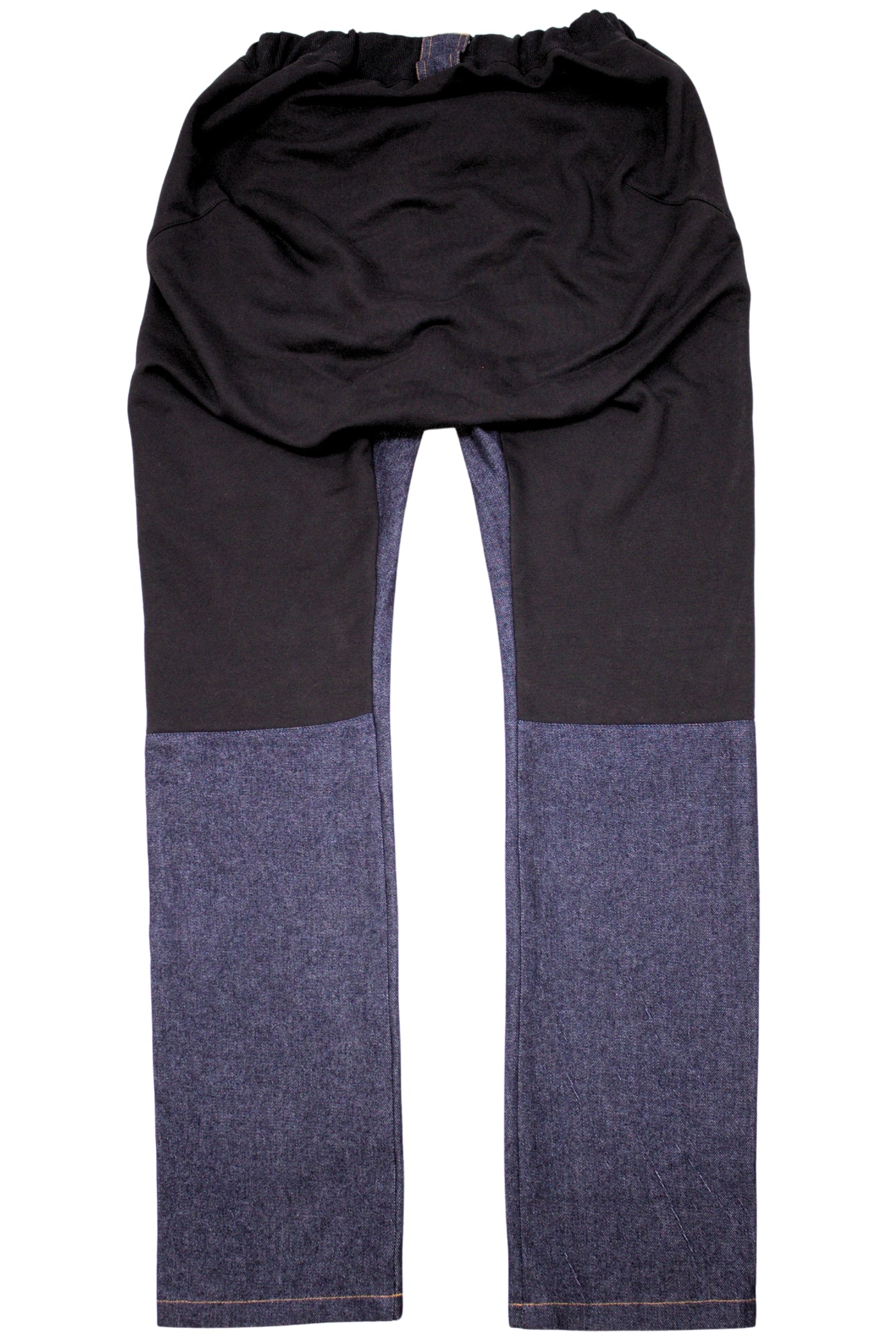 Men's wheelchair adaptive jeans with drop down front 100% cotton