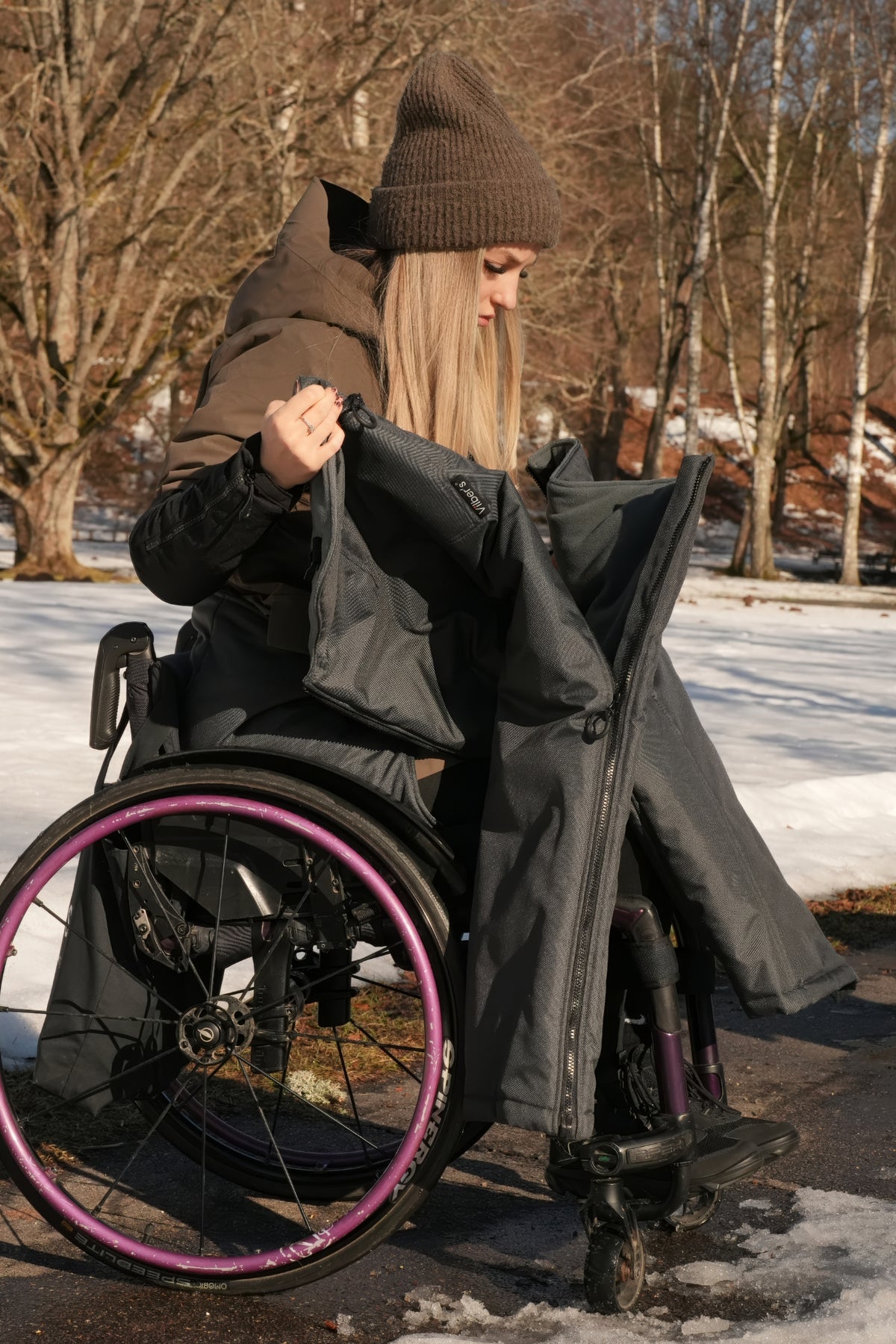 Racer Modular Wheelchair Leg Cover