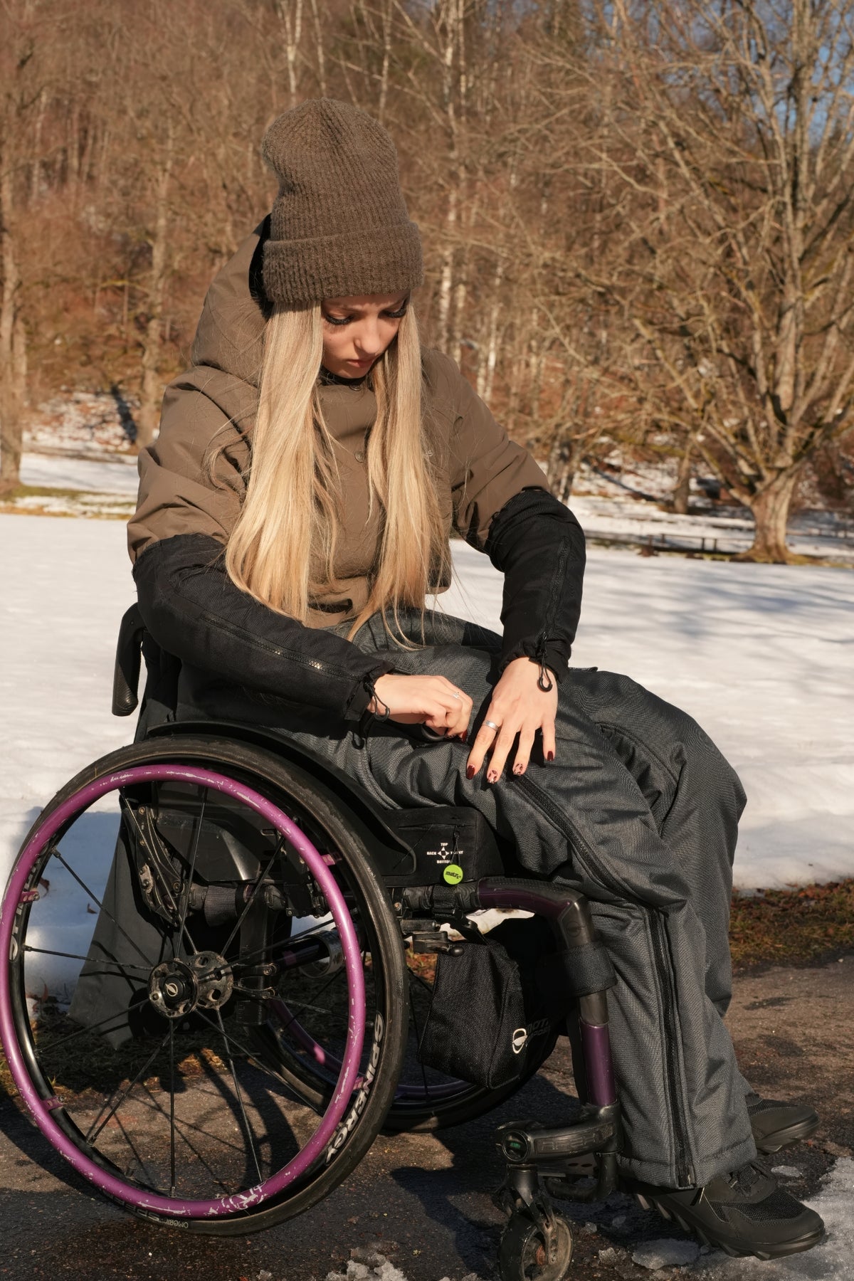 Racer Modular Wheelchair Leg Cover