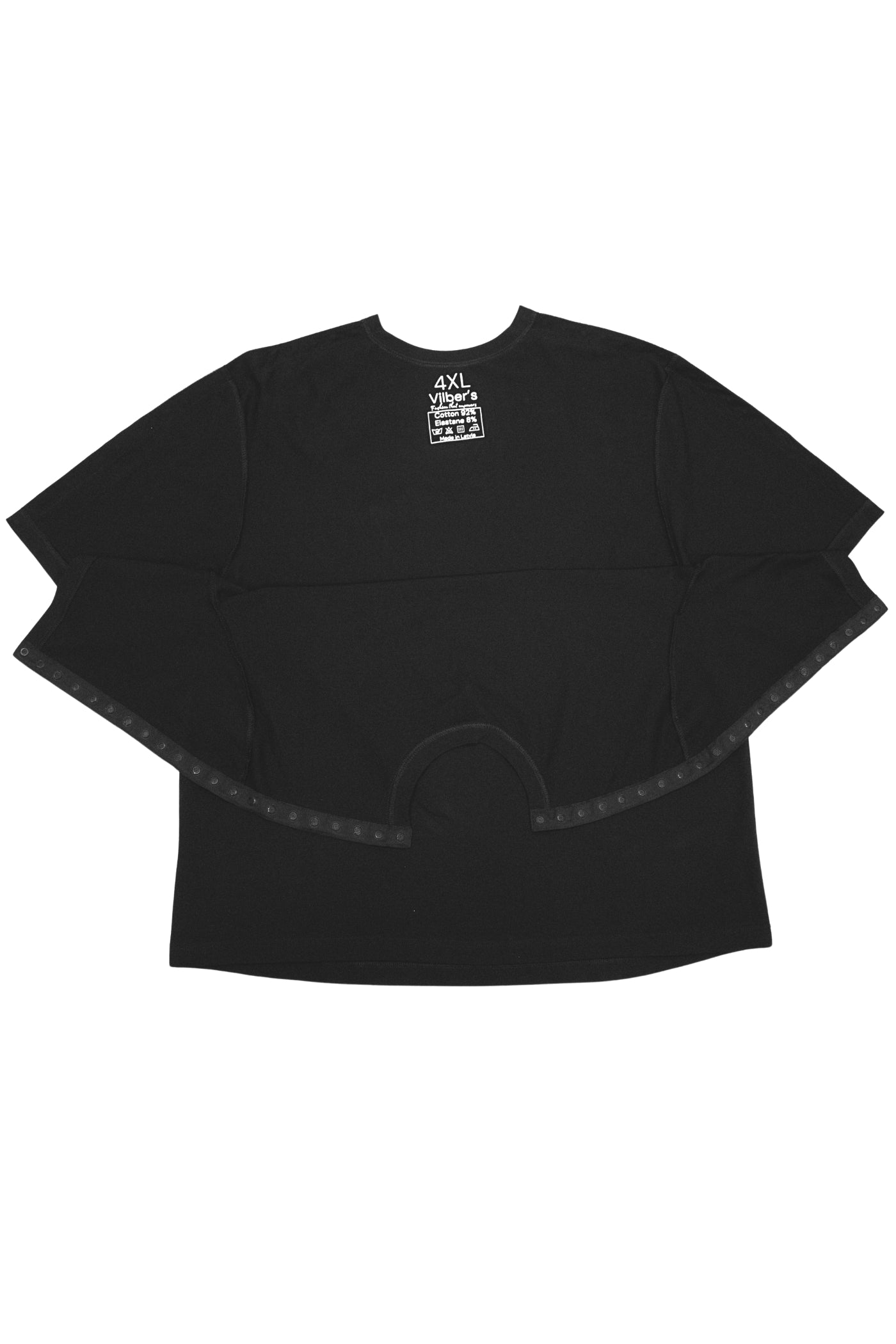 Men's adaptive T-shirt with openable shoulders