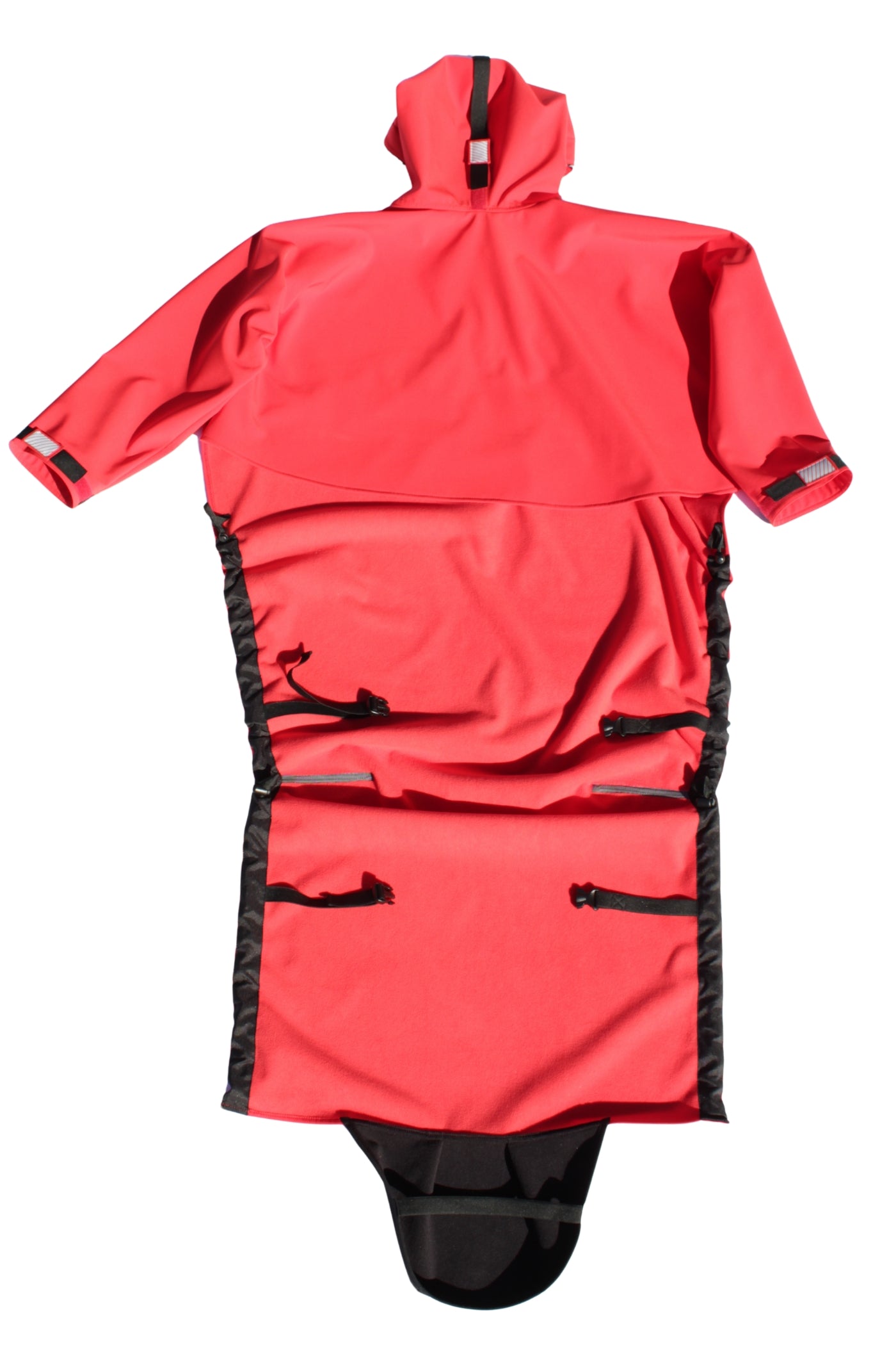 Wheelchair adaptive breathable prolonged raincoat