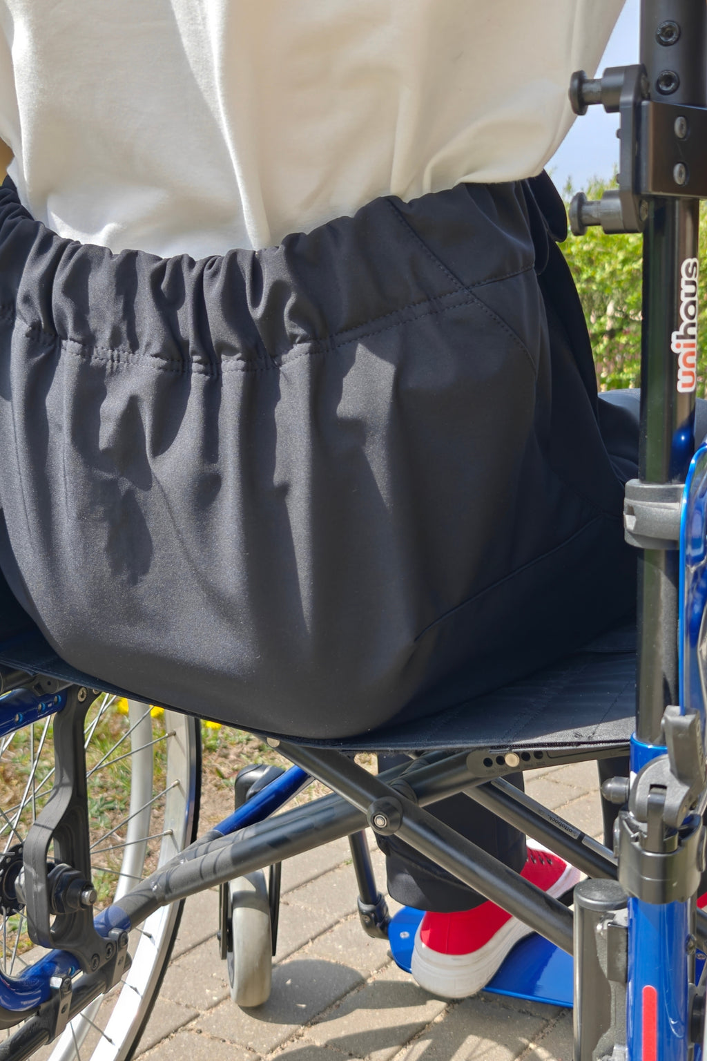 Men's wheelchair adaptive warm softshell trousers