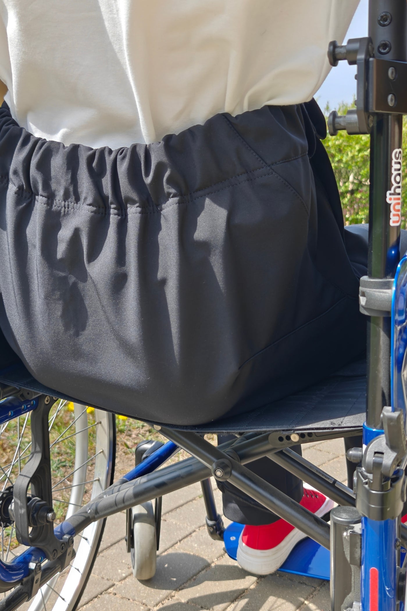 Men's wheelchair adaptive warm softshell trousers
