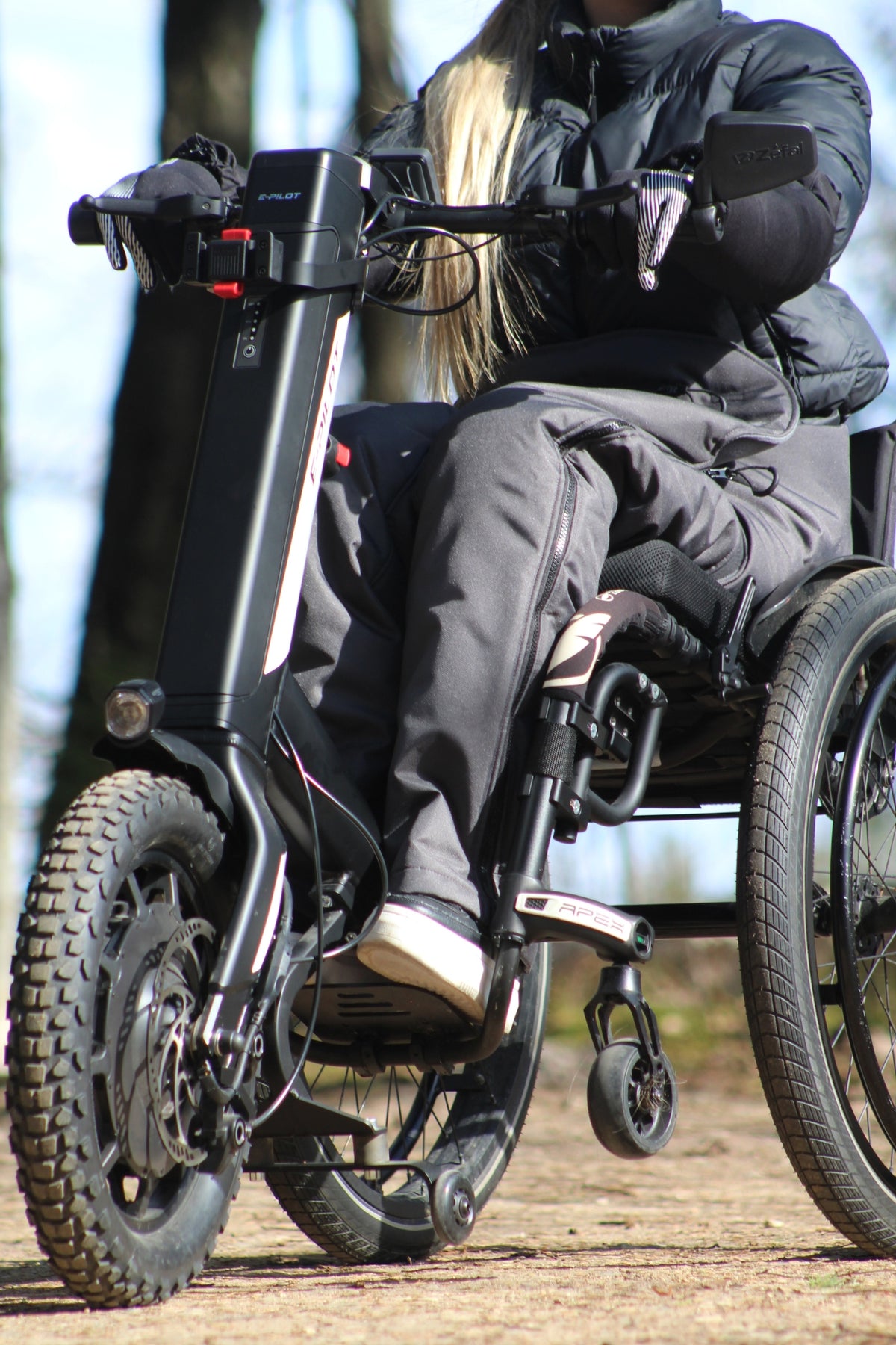 Racer Modular Wheelchair Leg Cover