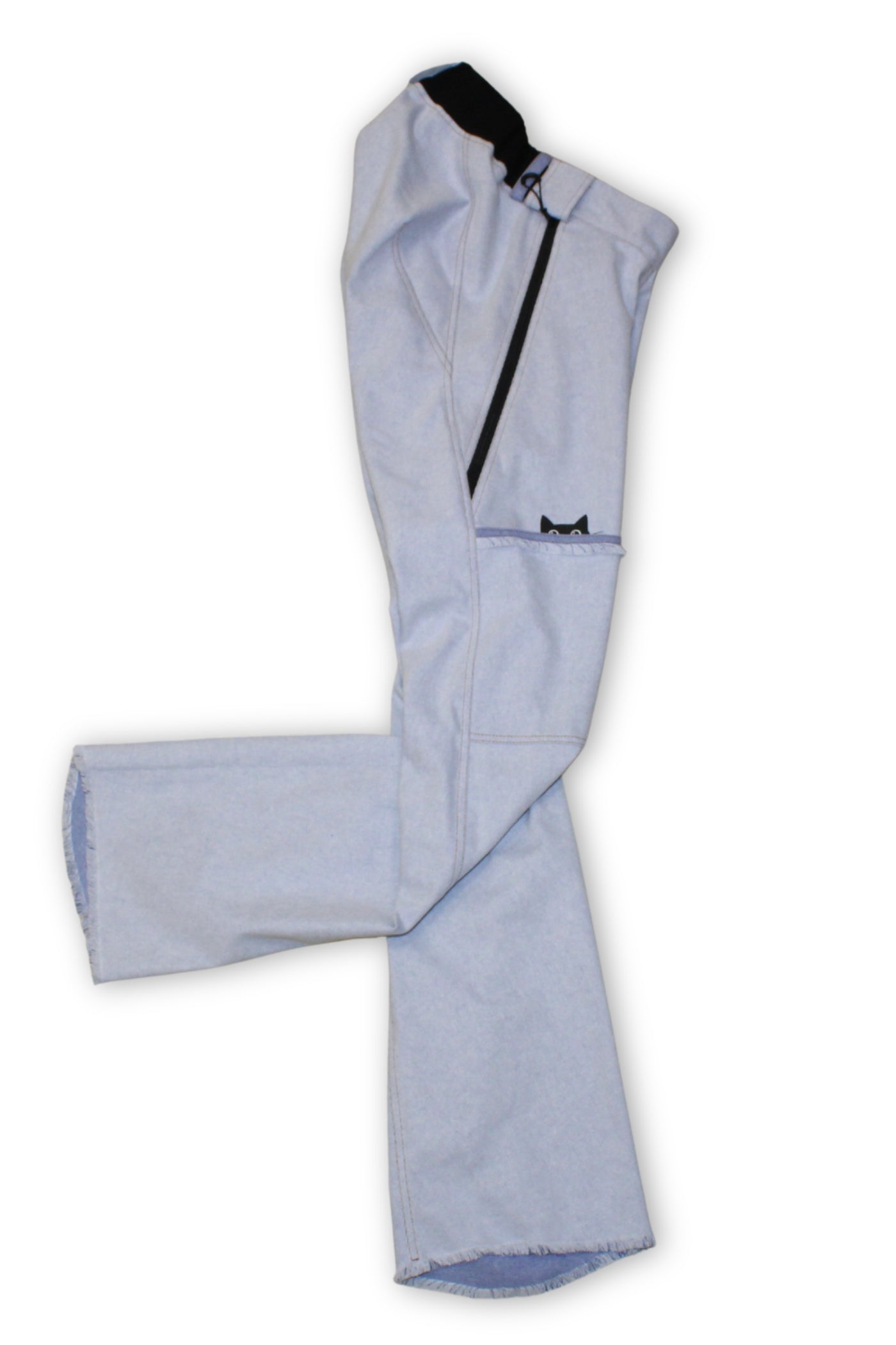 Last items! Women's wheelchair adaptive jeans with elastic waist and fun print