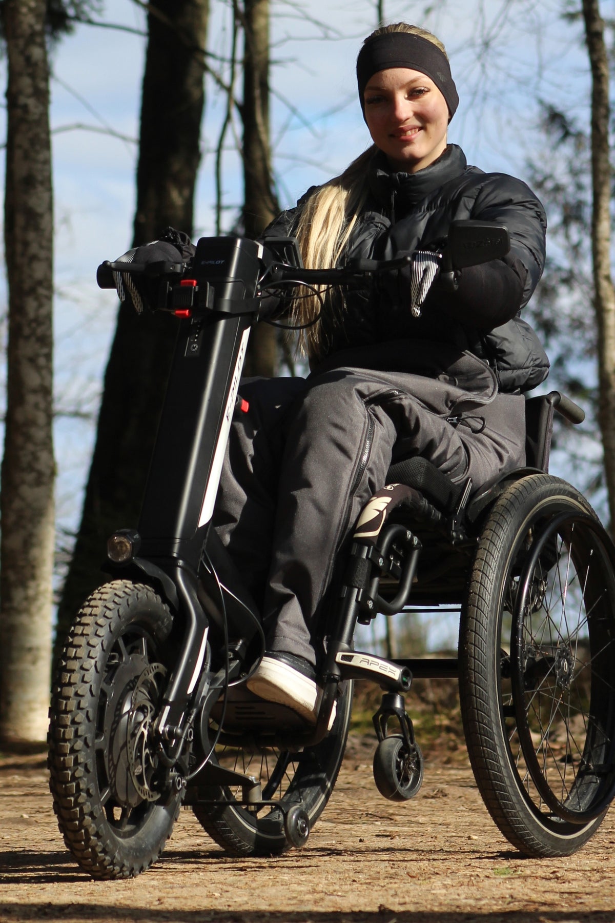 Racer Modular Wheelchair Leg Cover