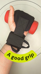 Grip enhancers with extra wrist band (pair)