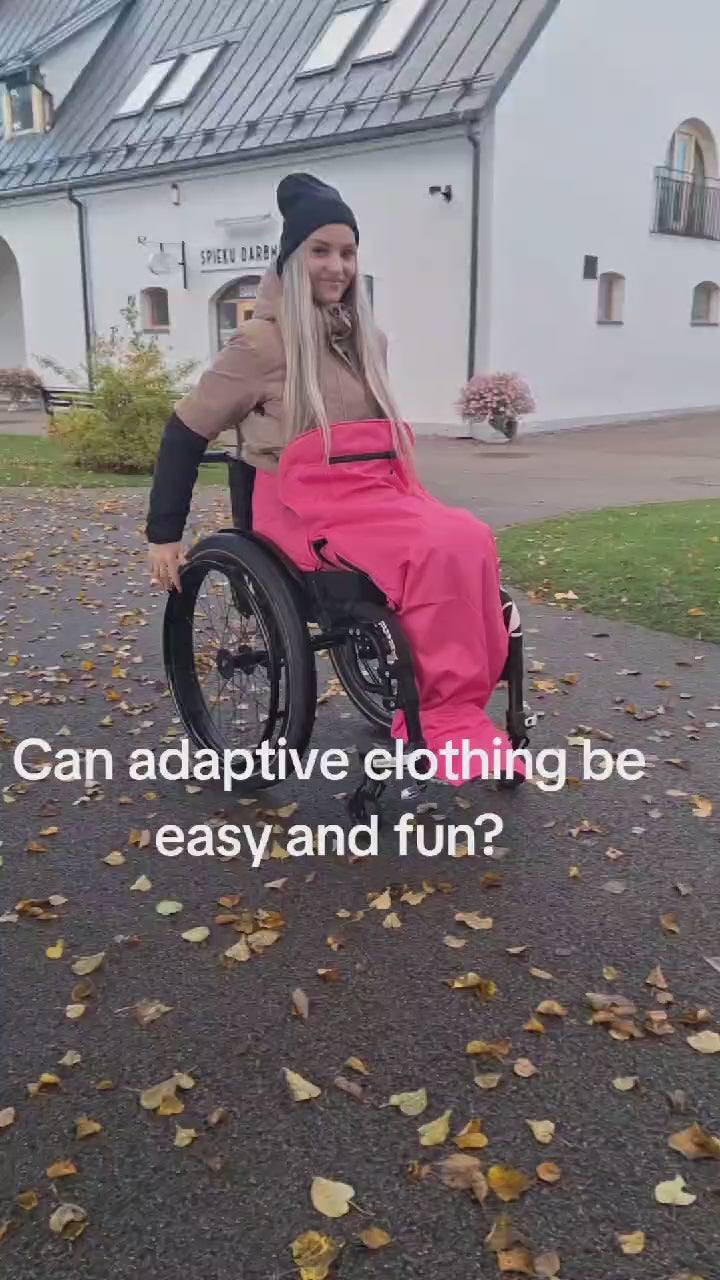 Comfort Modular (Mermaid) – Wheelchair Leg Cover for Winter